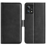 Per OPPO Realme 9 Pro + custodia per telefono in pelle con fibbia magnetica a doppio lato, For OPPO Realme 9 Pro+