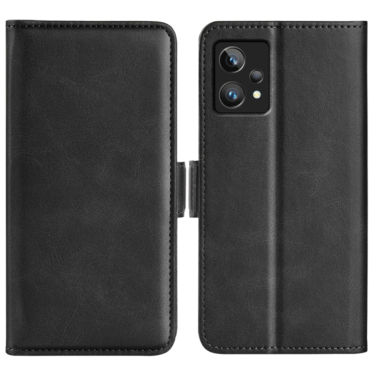 Per OPPO Realme 9 Pro + custodia per telefono in pelle con fibbia magnetica a doppio lato, For OPPO Realme 9 Pro+