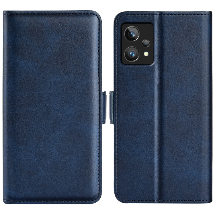 Per OPPO Realme 9 Pro + custodia per telefono in pelle con fibbia magnetica a doppio lato, For OPPO Realme 9 Pro+