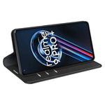 Custodia per telefono in pelle con aspirazione magnetica retro-pelle, For OPPO Realme 9 Pro+