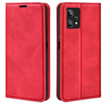 Custodia per telefono in pelle con aspirazione magnetica retro-pelle, For OPPO Realme 9 Pro+