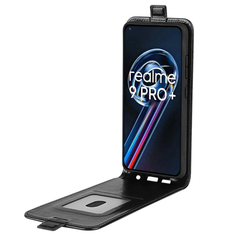 Per OPPO Realme 9 Pro + R64 Custodia per telefono in pelle con vibrazione verticale Texture, For OPPO Realme 9 Pro+