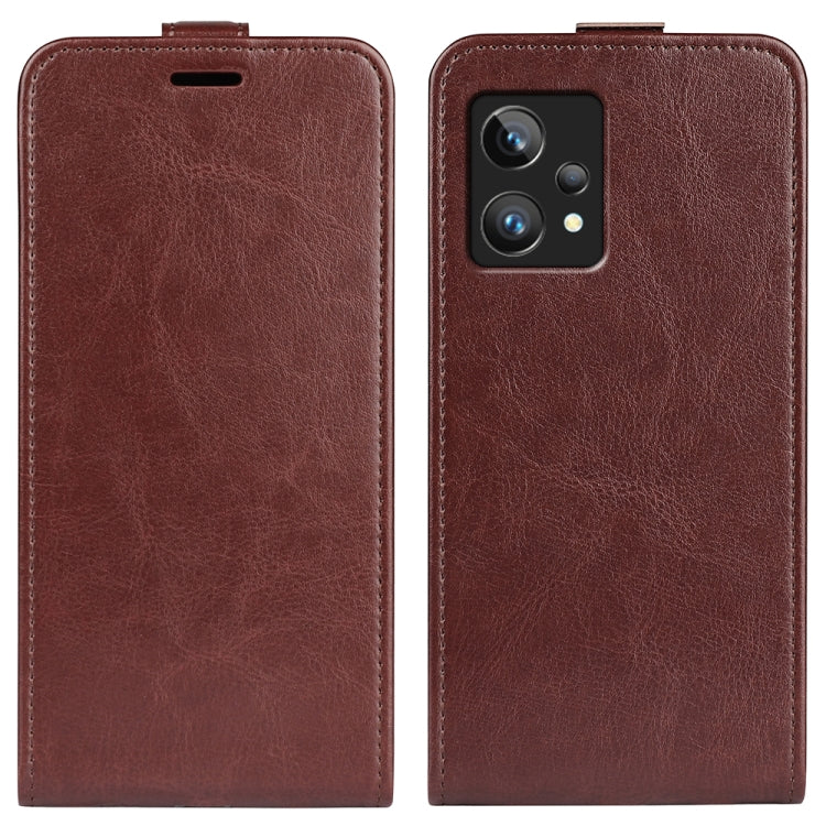 Per OPPO Realme 9 Pro + R64 Custodia per telefono in pelle con vibrazione verticale Texture, For OPPO Realme 9 Pro+