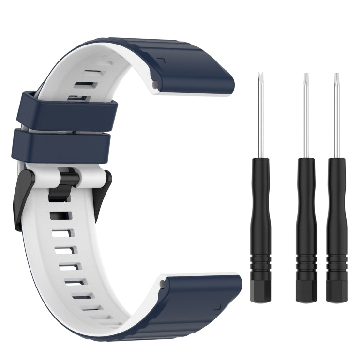 Cinturino per orologio in silicone da 26 mm, For Garmin Fenix 6X Pro, For Garmin Fenix 5x Plus