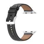 Cinturino per orologio cucito in pelle bovina di strato superiore per Apple Watch Series, 7 41mm / 6&SE&5&4 40mm / 3&2&1 38mm 20mm, 7 45mm / 6&SE&5&4 44mm / 3&2&1 42mm 22mm, 7 41mm / 6&SE&5&4 40mm / 3&2&1 38mm 22mm                                      ...
