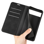 Per Google Pixel 7 Custodia per telefono in pelle con aspirazione magnetica retro-pelle, For Google Pixel 7