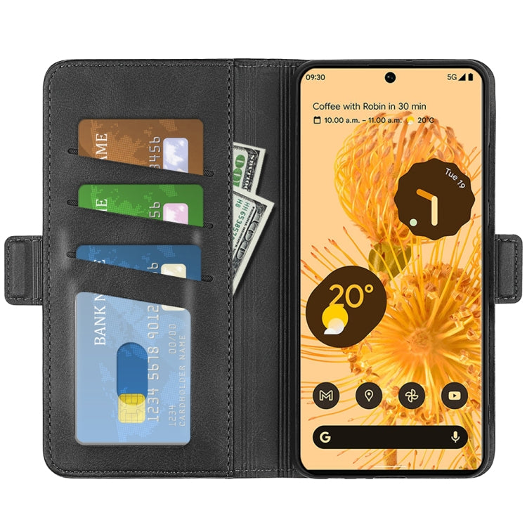 Per Google Pixel 7 Pro Custodia per telefono in pelle con fibbia magnetica a doppio lato, For Google Pixel 7 Pro