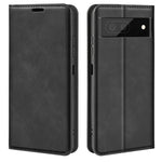 Per Google Pixel 7 Pro Custodia per telefono in pelle con aspirazione magnetica retro-skin, For Google Pixel 7 Pro