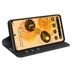 Per Google Pixel 7 Pro Custodia per telefono in pelle con aspirazione magnetica retro-skin, For Google Pixel 7 Pro