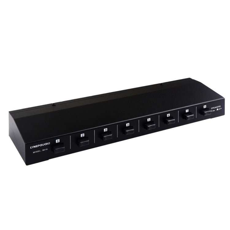 Amplificatore audio 100W 1 in 8 out con switch altoparlanti