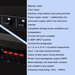 Amplificatore audio 100W 1 in 8 out con switch altoparlanti