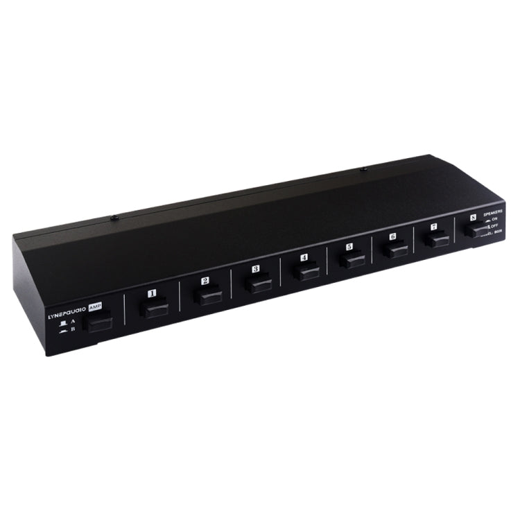 Commutatore audio 2 ingressi 8 uscite 100W