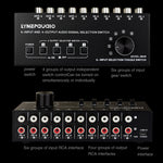 Selettore audio RCA 6 ingressi 4 uscite