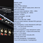 Dispositivo commutatore segnale audio RCA 4 ingressi 2 uscite con