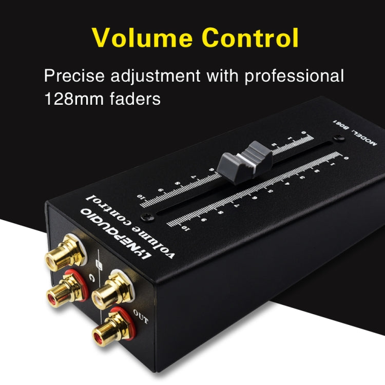 Preamplificatore passivo audio con ingressi RCA