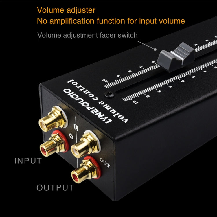 Preamplificatore passivo audio con ingressi RCA