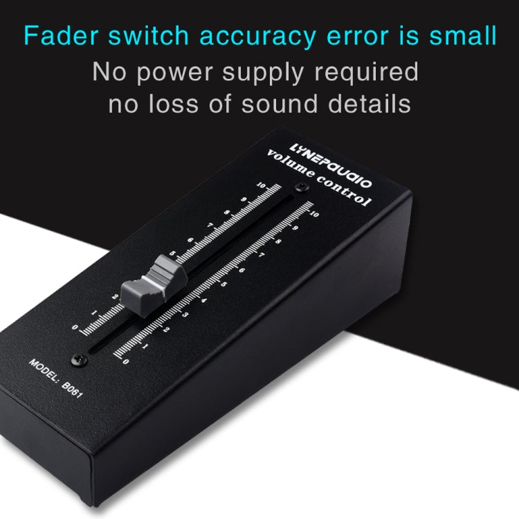 Preamplificatore passivo audio con ingressi RCA
