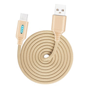 Cavo di interruzione automatica intelligente dell'alimentazione per lega di zinco nella linea dati ad emissione di luce di una lampada Zhuo, white, black, glod, rose gold