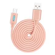 Cavo di interruzione automatica intelligente dell'alimentazione per lega di zinco nella linea dati ad emissione di luce di una lampada Zhuo, white, black, glod, rose gold