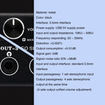 Splitter audio 1 ingresso 4 uscite 3,5 mm senza consumo