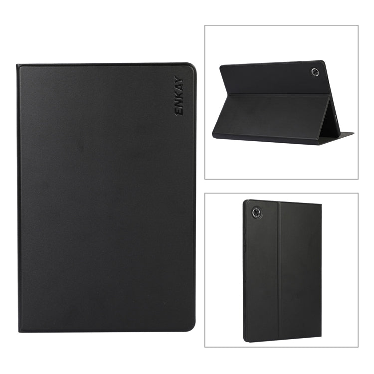 Per Samsung Galaxy Tab A8 10.5 2021 X200/X205 ENKAY Custodia Smart Tablet con supporto in pelle, For Samsung Galaxy Tab A8 10.5 2021