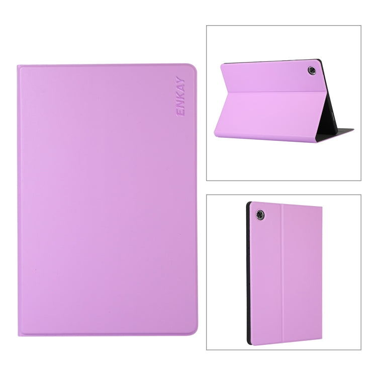 Per Samsung Galaxy Tab A8 10.5 2021 X200/X205 ENKAY Custodia Smart Tablet con supporto in pelle, For Samsung Galaxy Tab A8 10.5 2021