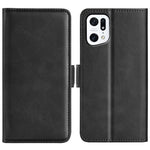 Per OPPO Find X5 Custodia in pelle con fibbia magnetica a doppio lato, For OPPO Find X5
