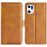 Per OPPO Find X5 Custodia in pelle con fibbia magnetica a doppio lato, For OPPO Find X5