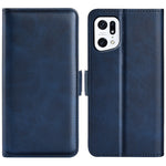 Per OPPO Find X5 Custodia in pelle con fibbia magnetica a doppio lato, For OPPO Find X5