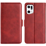 Per OPPO Find X5 Custodia in pelle con fibbia magnetica a doppio lato, For OPPO Find X5