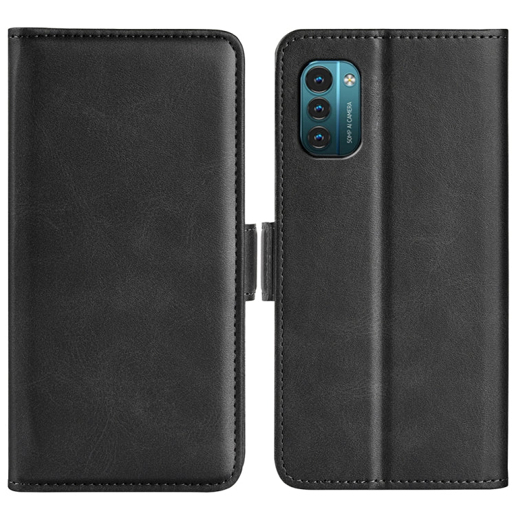 Per Nokia G11/G21 custodia in pelle con fibbia magnetica a doppio lato, For Nokia G11/G21