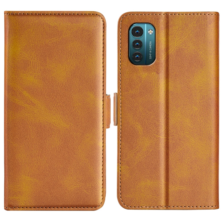 Per Nokia G11/G21 custodia in pelle con fibbia magnetica a doppio lato, For Nokia G11/G21