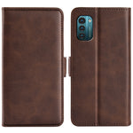 Per Nokia G11/G21 custodia in pelle con fibbia magnetica a doppio lato, For Nokia G11/G21