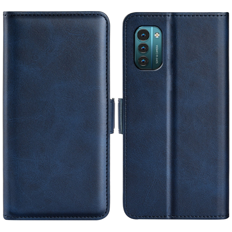 Per Nokia G11/G21 custodia in pelle con fibbia magnetica a doppio lato, For Nokia G11/G21