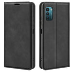 Per Nokia G11/G21 Custodia in pelle con ventosa magnetica retro-pelle, For Nokia G11/G21