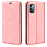 Per Nokia G11/G21 Custodia in pelle con ventosa magnetica retro-pelle, For Nokia G11/G21