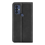 Per TCL 30 SE/305/306 Custodia in pelle con ventosa magnetica retro-pelle, For TCL 30 SE/305/306