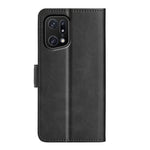 Per OPPO Find X5 Pro Custodia in pelle con fibbia magnetica a doppio lato, For OPPO Find X5 Pro