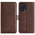 Per OPPO Find X5 Pro Custodia in pelle con fibbia magnetica a doppio lato, For OPPO Find X5 Pro