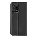Per OPPO Find X5 Pro Custodia per telefono in pelle con aspirazione magnetica retro-skin, For OPPO Find X5 Pro