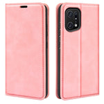 Per OPPO Find X5 Pro Custodia per telefono in pelle con aspirazione magnetica retro-skin, For OPPO Find X5 Pro