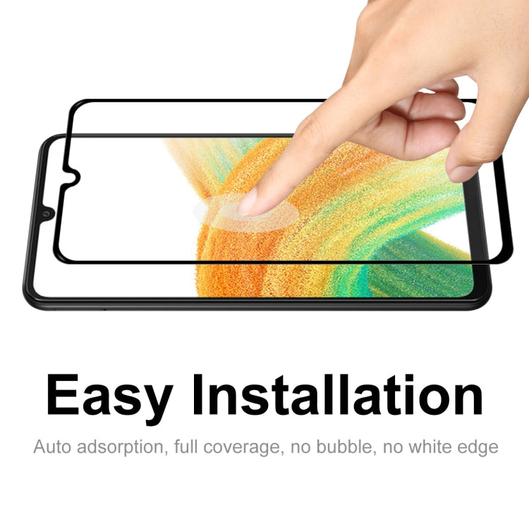 Per Samsung Galaxy A33 5G ENKAY Full Glue 0.26mm 9H 2.5D Vetro temperato Full Film, For Samsung Galaxy A33 5G(1 PC), For Samsung Galaxy A33 5G(2 PCS), For Samsung Galaxy A33 5G(5 PCS), For Samsung Galaxy A33 5G(10 PCS)