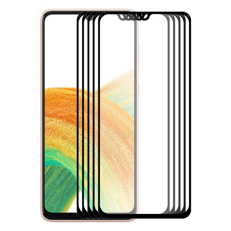 Per Samsung Galaxy A33 5G ENKAY Full Glue 0.26mm 9H 2.5D Vetro temperato Full Film, For Samsung Galaxy A33 5G(1 PC), For Samsung Galaxy A33 5G(2 PCS), For Samsung Galaxy A33 5G(5 PCS), For Samsung Galaxy A33 5G(10 PCS)