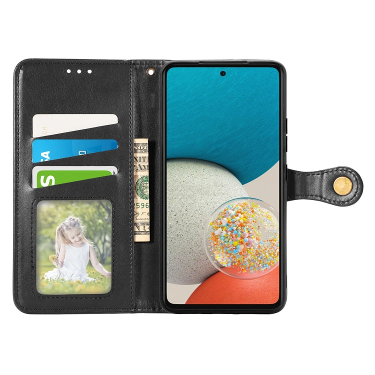 Custodia per telefono con fibbia in pelle tinta unita, For Samsung Galaxy A73 5G, For Samsung Galaxy A13 4G