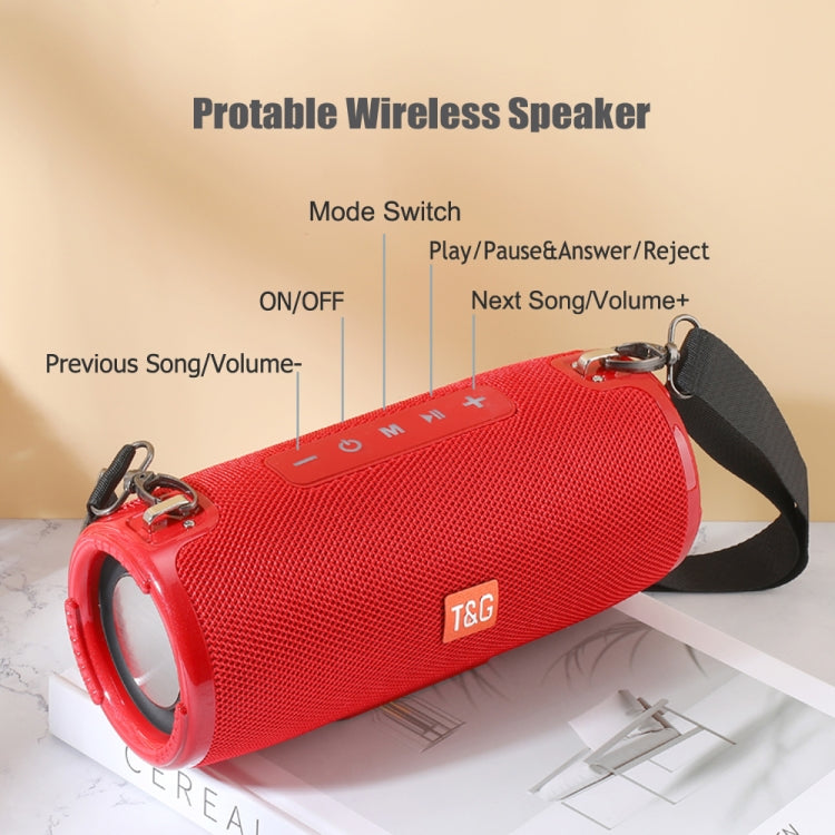 T&G TG324 Altoparlante Bluetooth portatile impermeabile ad alta potenza Supporto scheda FM / TF