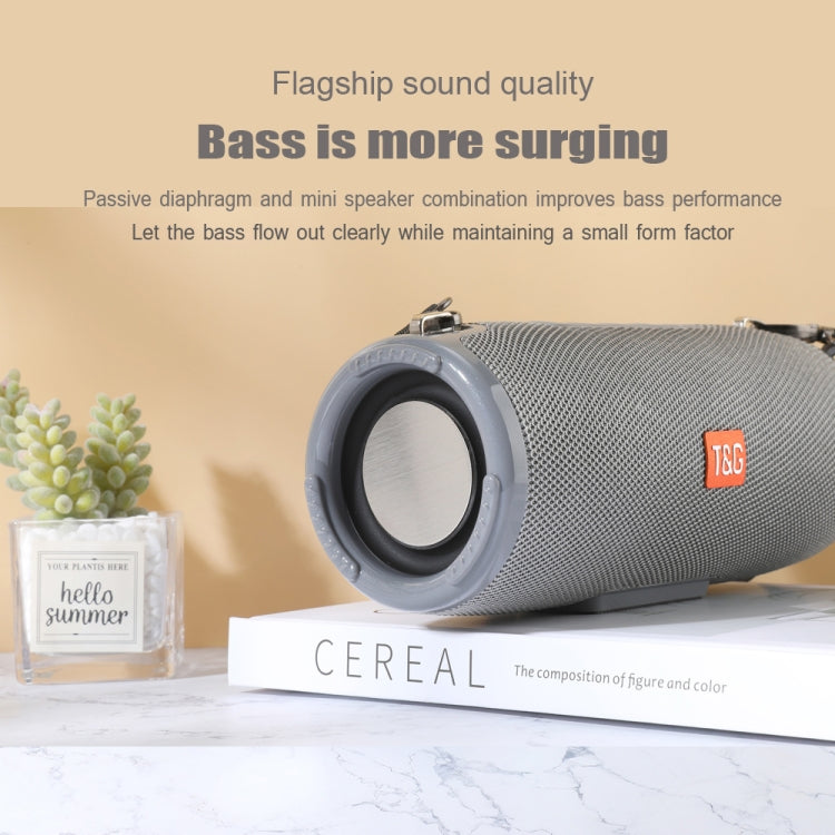 T&G TG324 Altoparlante Bluetooth portatile impermeabile ad alta potenza Supporto scheda FM / TF