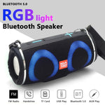 T&G TG642 RGB Light Speaker Bluetooth portatile impermeabile Supporto scheda FM / TF, TG642