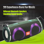 T&G TG642 RGB Light Speaker Bluetooth portatile impermeabile Supporto scheda FM / TF, TG642