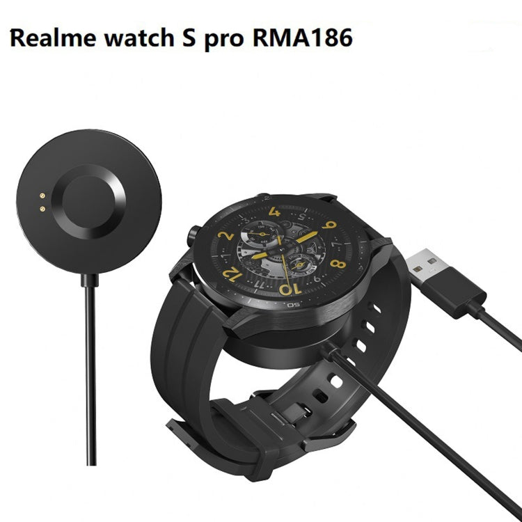 Caricabatterie intelligente per braccialetto, lunghezza: 1 m, For Realme Watch S Pro RMA186, For Realme Watch 1 RMA161, For Realme Watch 2 RMW2008 / RMA2006, For Realme Watch S RMA207, For Realme Watch T1