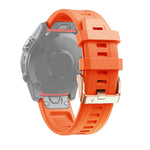 Cinturino in silicone con fibbia in oro rosa da 20 mm, For Garmin Fenix 7S, For Garmin Fenix 6S